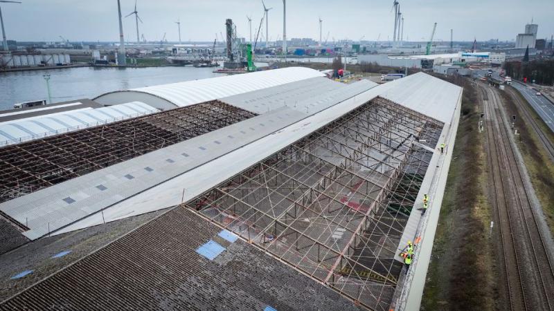 Magazijndaken vernieuwen